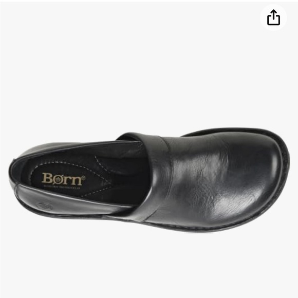 Born Toby Duo Black loafers . NWOT comfy cushion . Leather size 6. - Picture 9 of 15